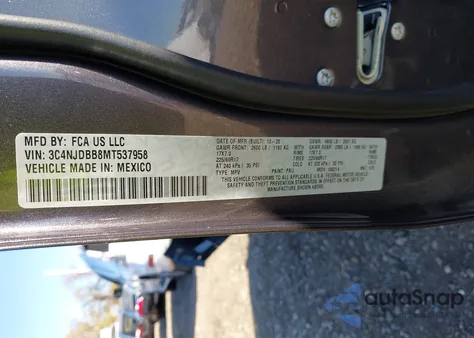 2021 Jeep Compass Latitude from USA, damaged, VIN 3C4NJDBB8MT537958